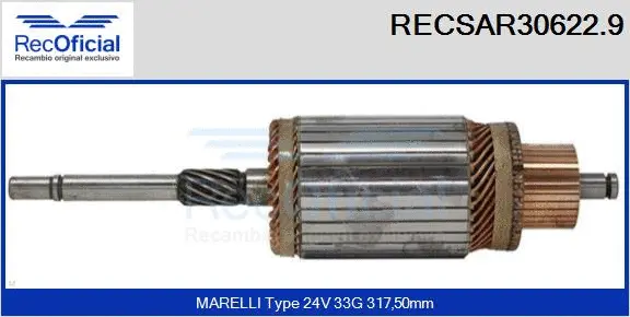 Armature, starter (RECSAR30622.9)