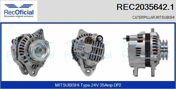 Alternator (REC2035642.1)