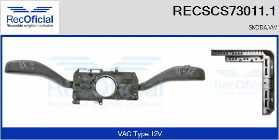 Steering Column Switch (RECSCS73011.1)