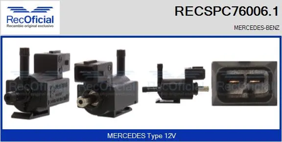 Pressure Converter, exhaust control (RECSPC76006.1)