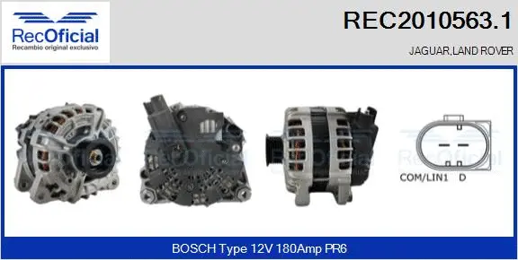 Alternator (REC2010563.1)