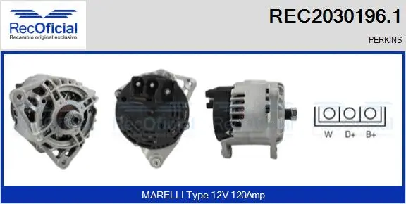 Alternator (REC2030196.1)