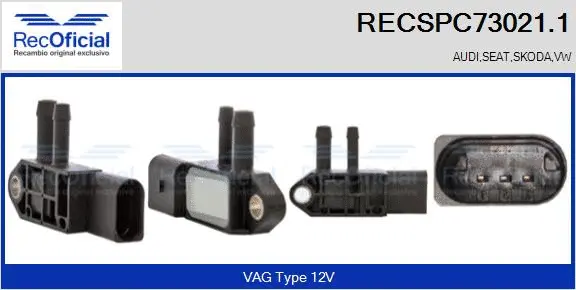 Pressure Converter, exhaust control (RECSPC73021.1)