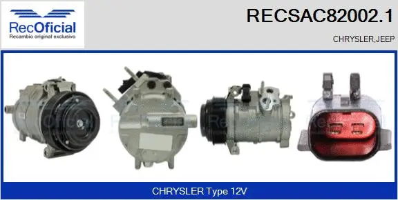 Compressor, air conditioning (RECSAC82002.1)