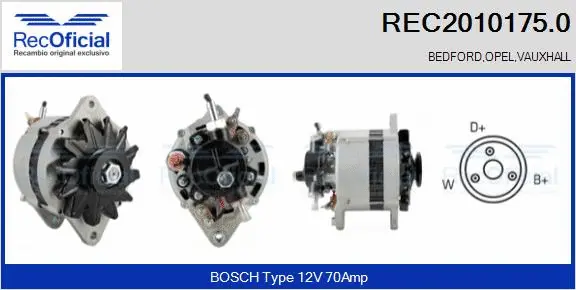Alternator (REC2010175.0)