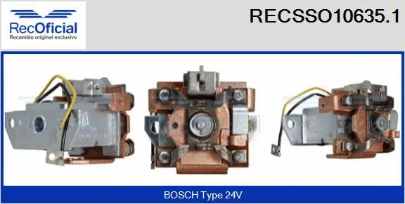 Solenoid Switch, starter (RECSSO10635.1)