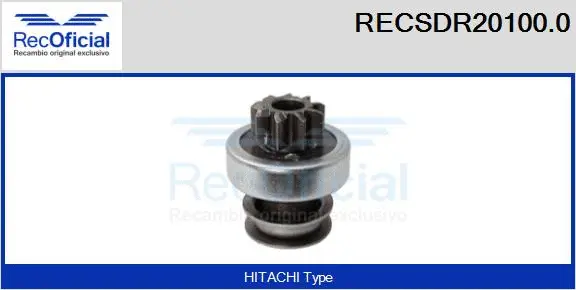 Pinion, starter (RECSDR20100.0)