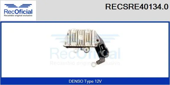 Alternator Regulator (RECSRE40134.0)