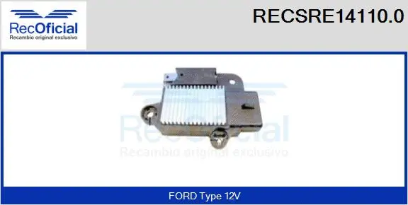 Alternator Regulator (RECSRE14110.0)