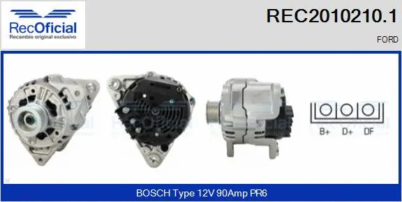 Alternator (REC2010210.1)