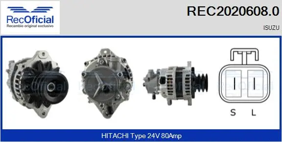 Alternator (REC2020608.0)