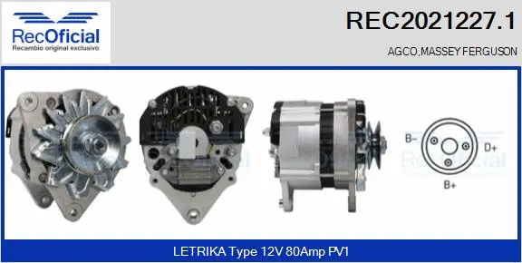 Alternator (REC2021227.1)