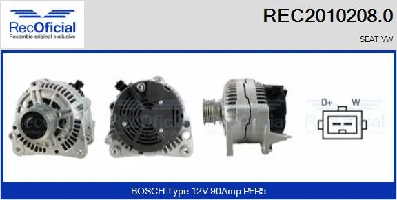 Alternator (REC2010208.0)