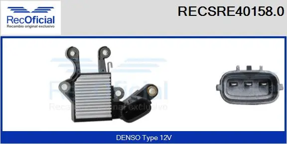 Alternator Regulator (RECSRE40158.0)