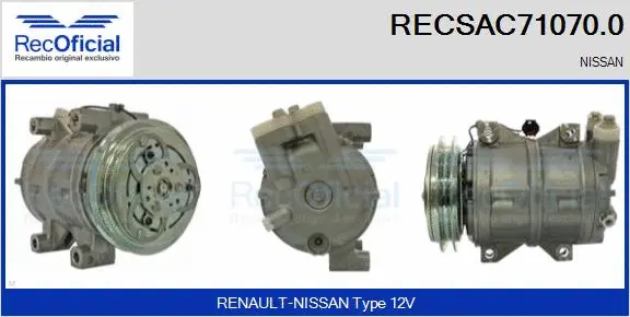 Compressor, air conditioning (RECSAC71070.0)