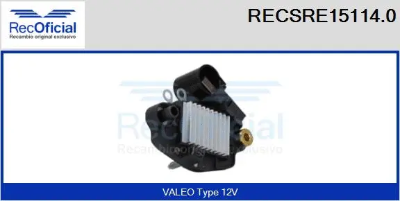 Alternator Regulator (RECSRE15114.0)