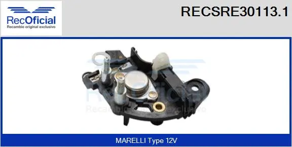 Alternator Regulator (RECSRE30113.1)