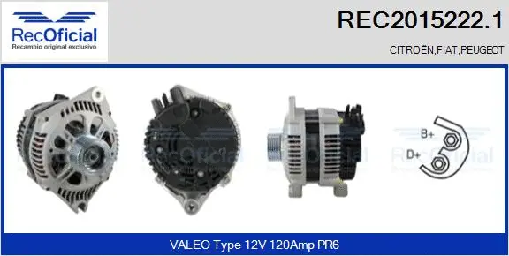 Alternator (REC2015222.1)