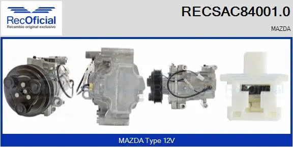 Compressor, air conditioning (RECSAC84001.0)