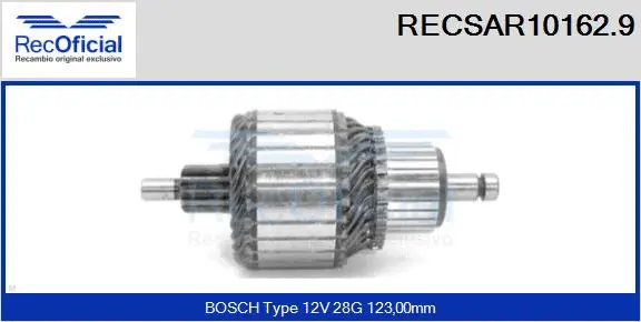 Armature, starter (RECSAR10162.9)