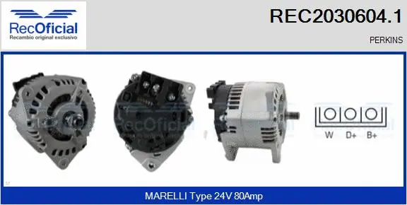 Alternator (REC2030604.1)