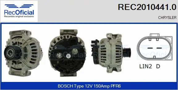 Alternator (REC2010441.0)