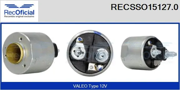 Solenoid Switch, starter (RECSSO15127.0)