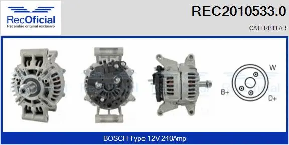 Alternator (REC2010533.0)