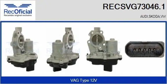 EGR Valve (RECSVG73046.1)