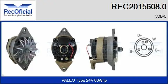Alternator (REC2015608.0)