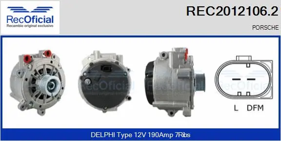 Alternator (REC2012106.2)