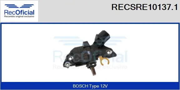 Alternator Regulator (RECSRE10137.1)