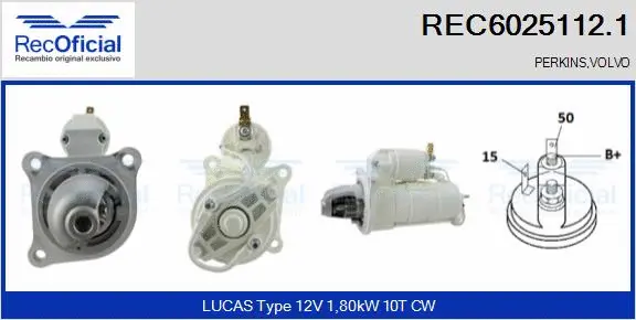 Starter (REC6025112.1)