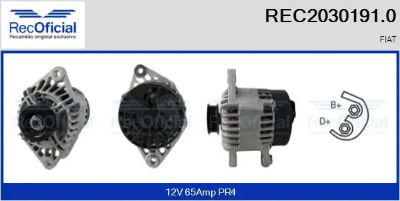 Alternator (REC2030191.0)