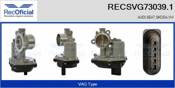 EGR Valve (RECSVG73039.1)