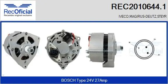 Alternator (REC2010644.1)