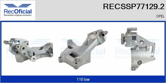 Hydraulic Pump, steering (RECSSP77129.2)