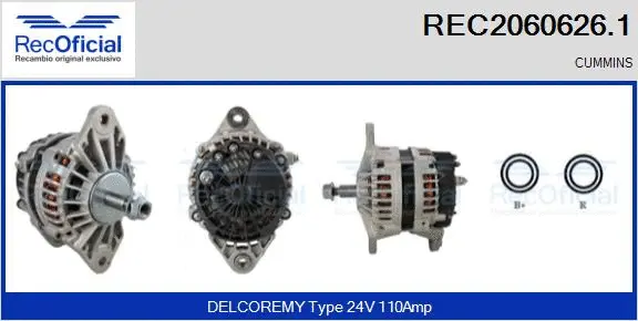 Alternator (REC2060626.1)