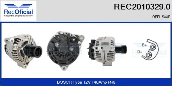 Alternator (REC2010329.0)