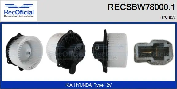 Interior Blower (RECSBW78000.1)