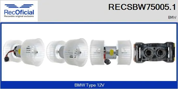 Interior Blower (RECSBW75005.1)