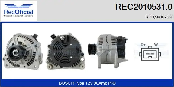 Alternator (REC2010531.0)