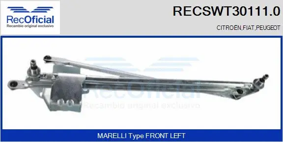 Wiper Linkage (RECSWT30111.0)