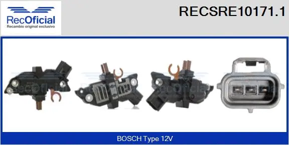 Alternator Regulator (RECSRE10171.1)