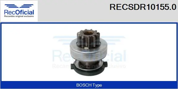 Pinion, starter (RECSDR10155.0)