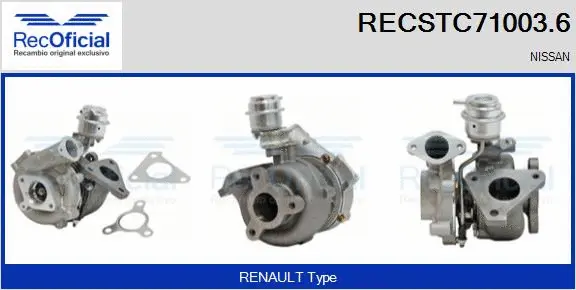 Charger, charging (supercharged/turbocharged) (RECSTC71003.6)