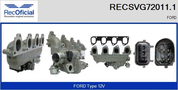 EGR Valve (RECSVG72011.1)