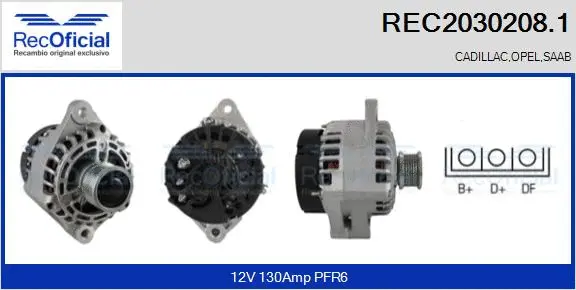 Alternator (REC2030208.1)