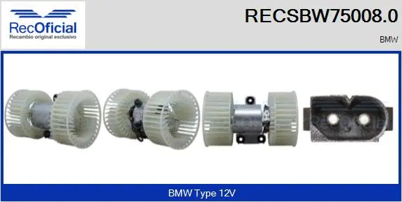 Interior Blower (RECSBW75008.0)