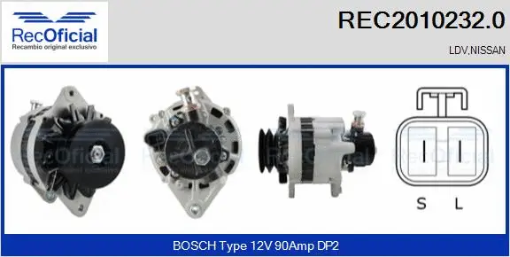 Alternator (REC2010232.0)